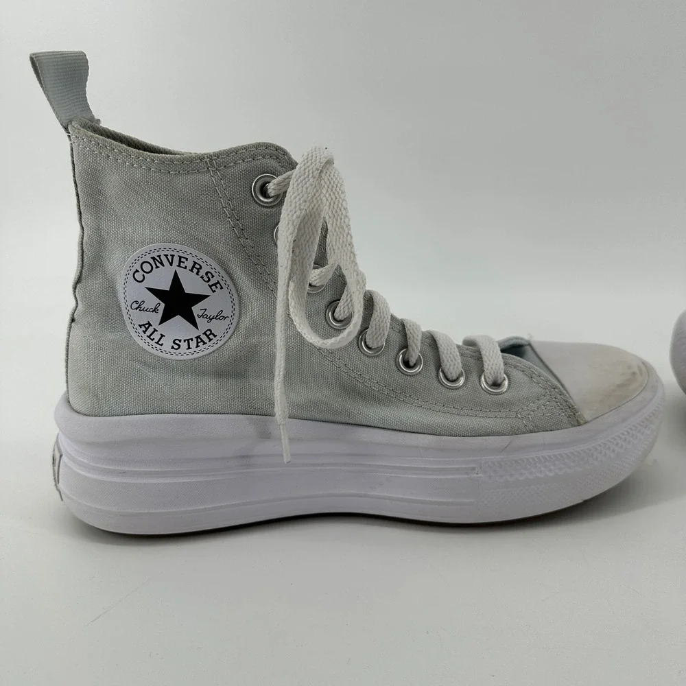 Converse Chuck Taylor All Star Move High Top Platform Gray A08427C Kids 4.5